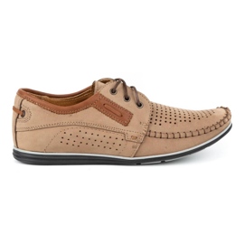 Olivier Mocasines hombre piel 4228 beige