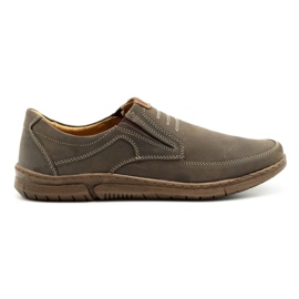 Olivier Zapatos sin cordones para hombre 7053 marrón
