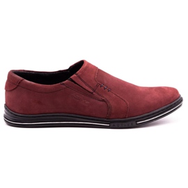 Polbut Zapatos piel hombre 334 burdeos rojo
