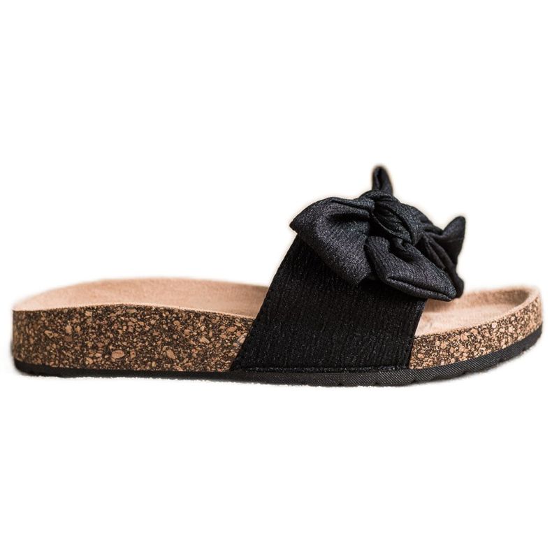 SHELOVET Zapatillas con lazo negro