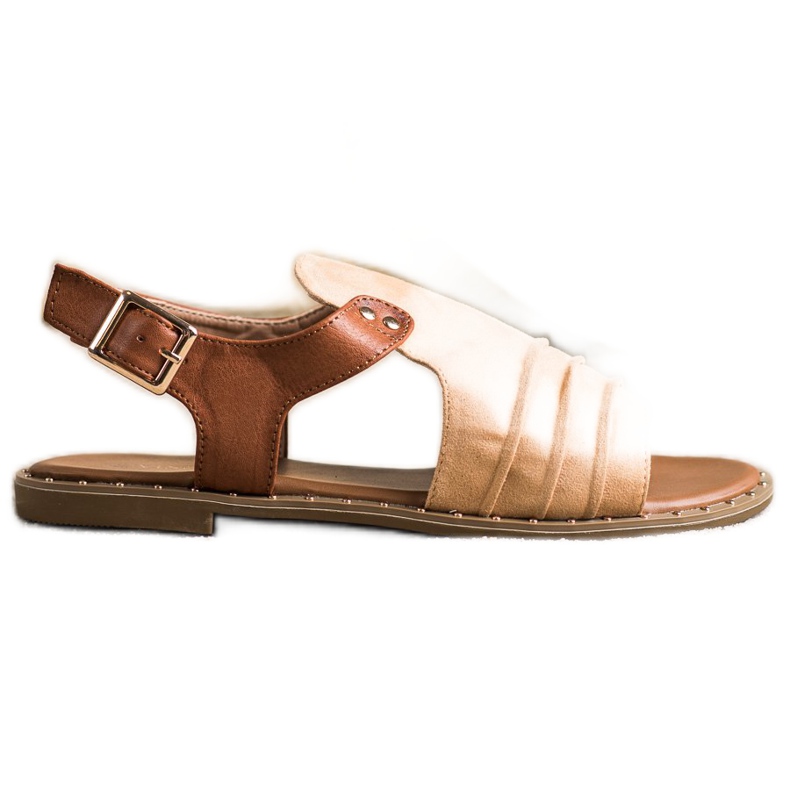 Sandalias VINCEZA cerradas beige marrón