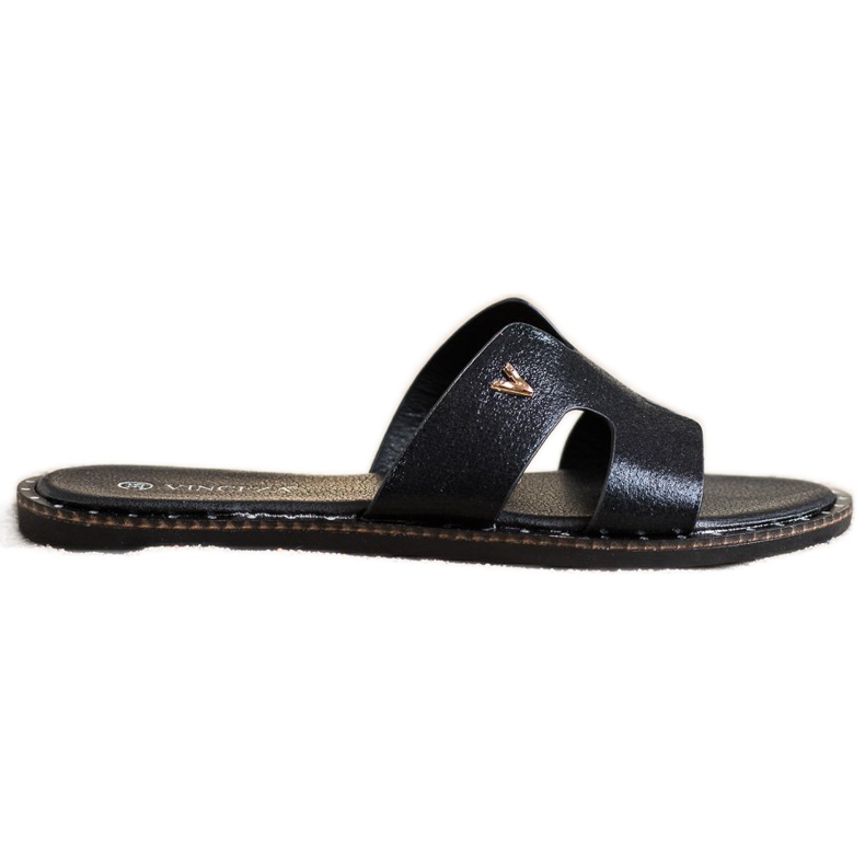 Zapatillas VINCEZA brillantes negro