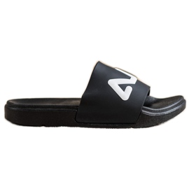 SHELOVET Chanclas cómodas negro