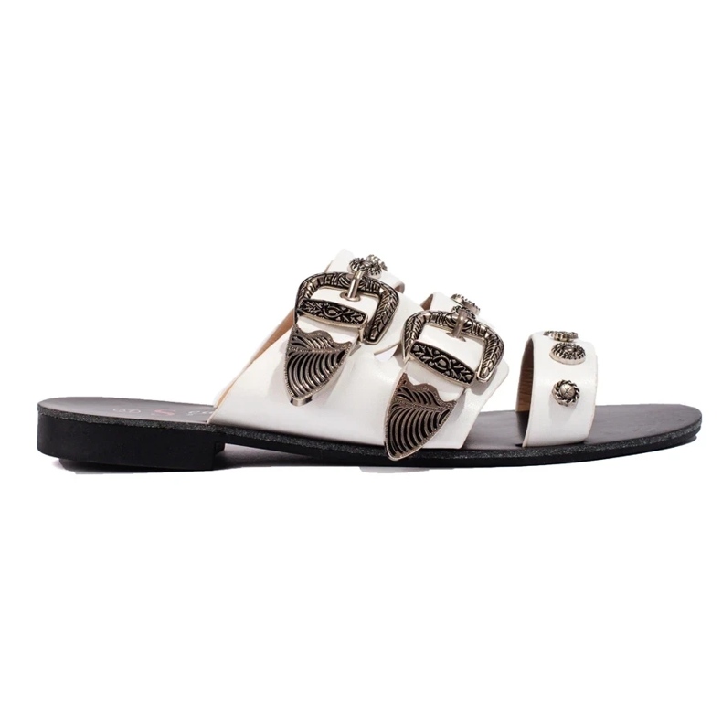 Seastar Zapatillas con estilo con hebillas blanco