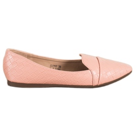 Seastar Bailarinas de moda con cuero ecológico rosado