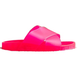 SHELOVET Zapatillas de goma de moda rosa