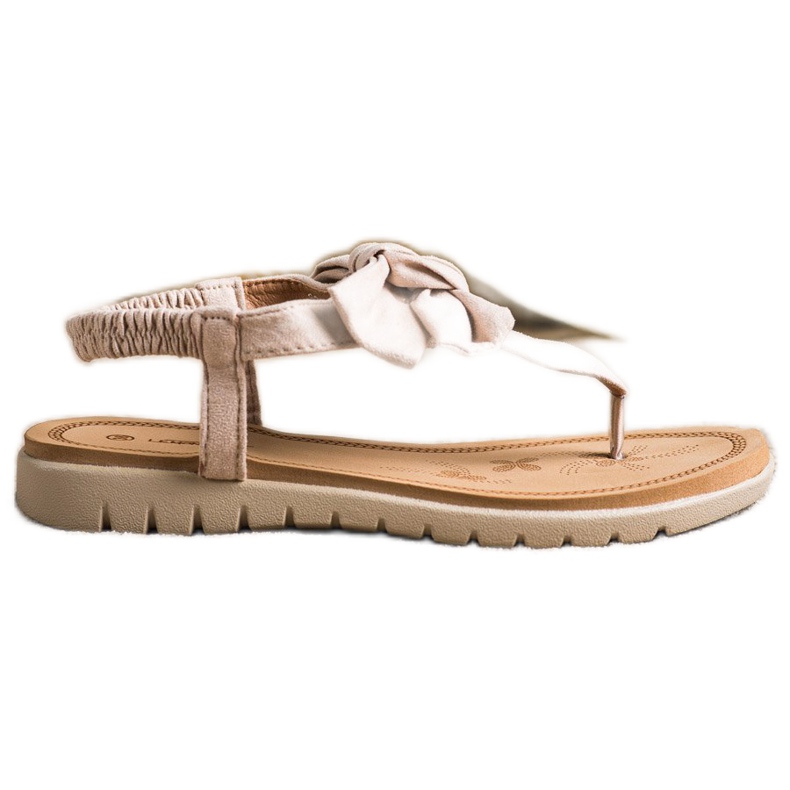 SHELOVET Sandalias Flip Flops Con Lazo beige SHELOVET Sandalias Flip Flops Con Lazo beige