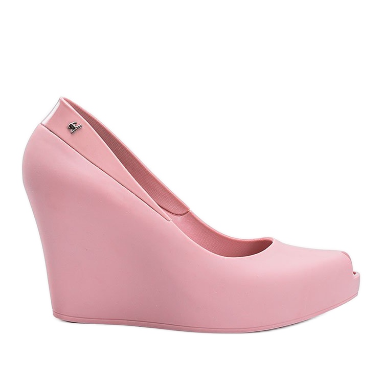 Pink melissa en la cuña Nikki rosado