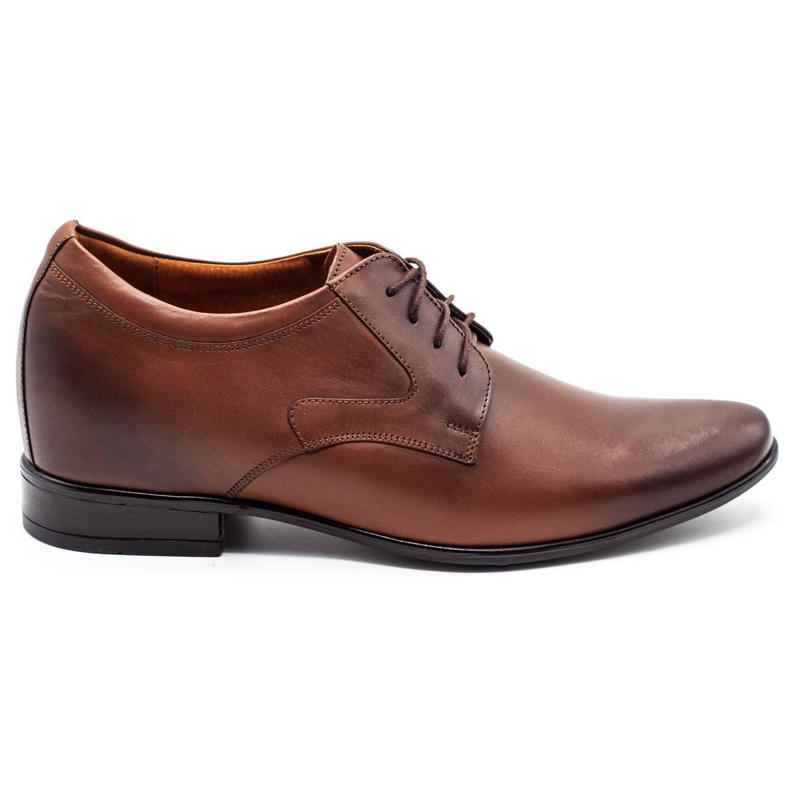 Olivier Zapatos formales de hombre P11 aumentando la cuña cubierta marrón