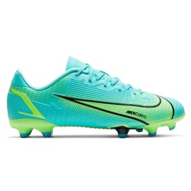 Zapatillas de fútbol Nike Vapor 14 Academy Mg Jr CV0811-403 azul verdoso verde
