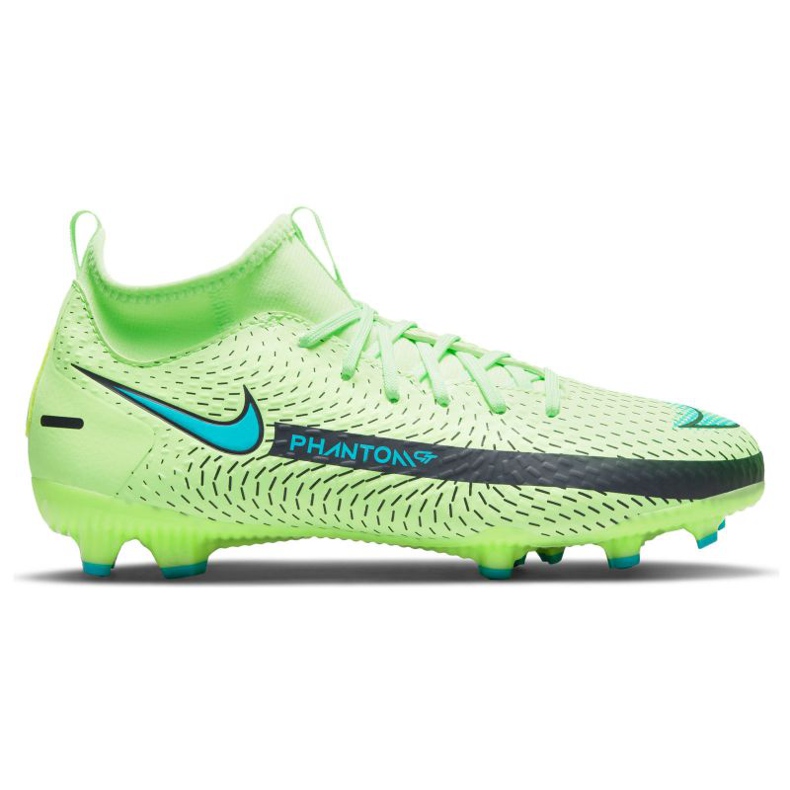 Zapatillas de fútbol Nike Phantom Gt Academy Df Mg Jr CW6694-303 multicolor verde