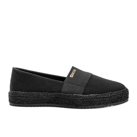 Alpargatas negras Big Star BeShi para mujer negro