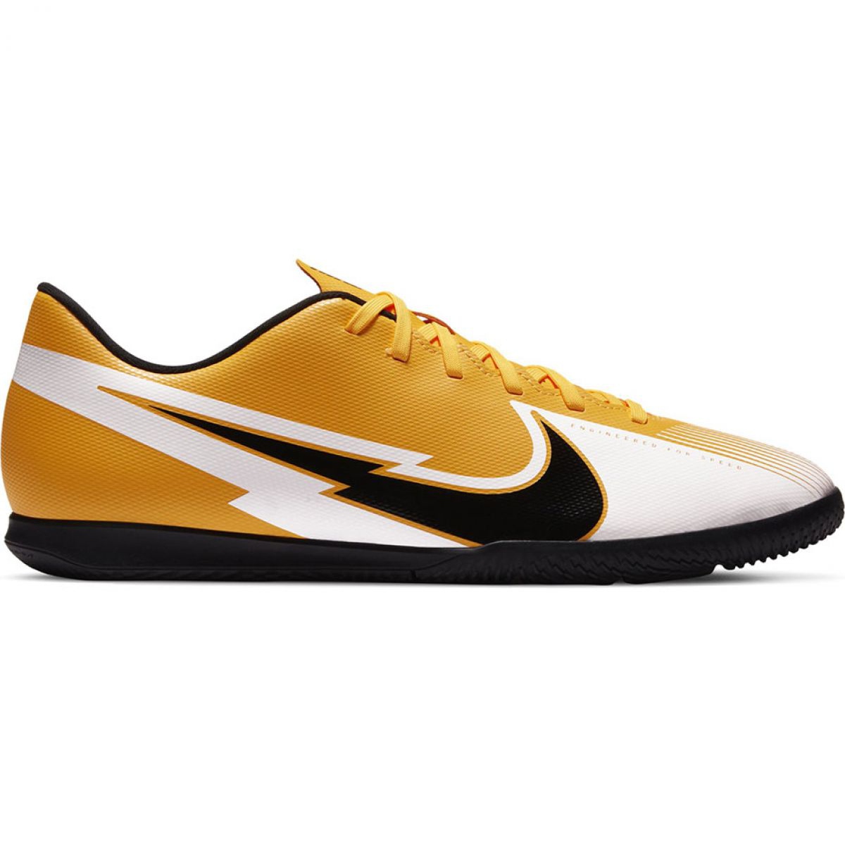 Zapatos de futbol Nike Mercurial Vapor 13 Club Ic M AT7997 801 negro blanco negro amarillo amarillo