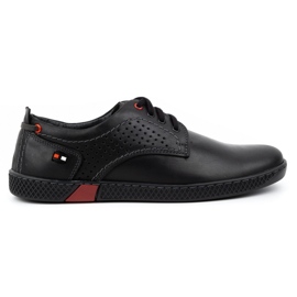 Olivier Zapatos casual de hombre 302GT negro