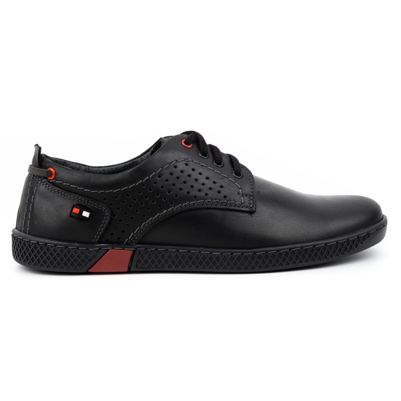 Olivier Zapatos casual de hombre 302GT negro