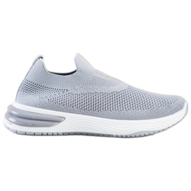 SHELOVET Zapatillas sin cordones gris