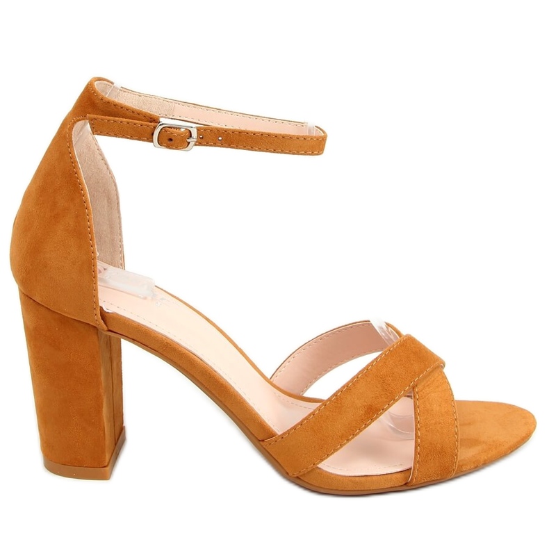 Sandalias de tacón camel NF-63P Camel marrón Sandalias de tacón camel NF-63P Camel marrón