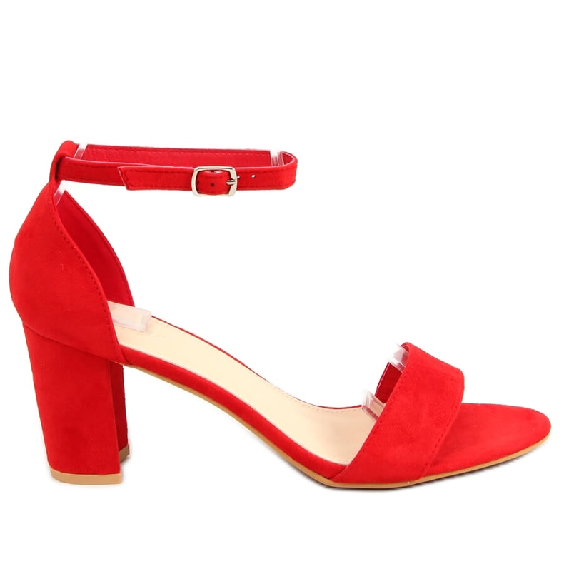 Sandalias rojas de tacón LL-210P Red rojo