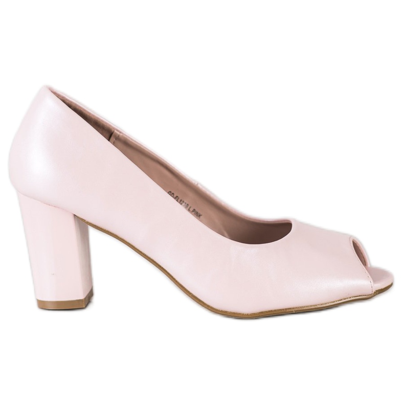 Goodin Bombas de punta abierta rosado