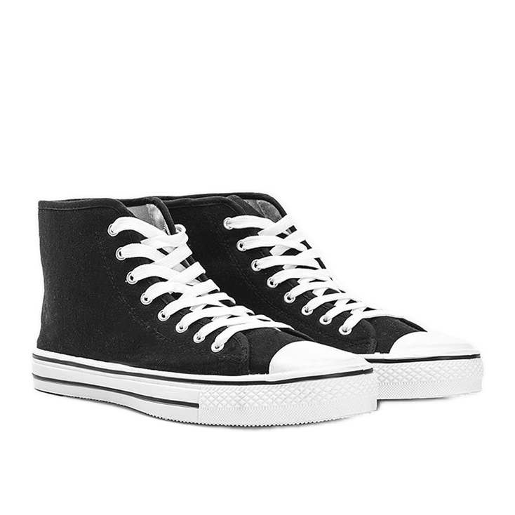 Zapatillas de hombre negras Gin tobillo negro