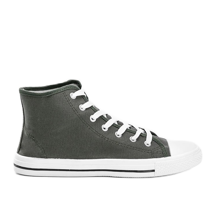 Zapatillas de hombre verde caqui con tobillo Gin
