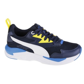 Puma X-Ray Lite W 374393 10 blanco azul marino amarillo