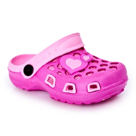 Zapatillas Espuma Infantil Kroks Fucsia Jupiter rosa