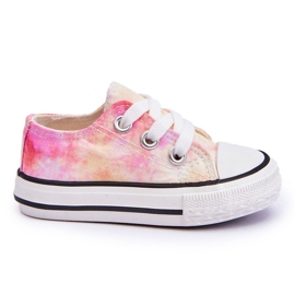 Zapatillas clásicas para niños con efecto Tie-Dye Simba blanco