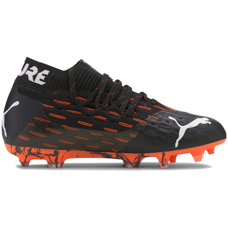 Botas de fútbol Puma Future 6.1 Netfit Fg Ag Jr 106200 01 multicolor negro