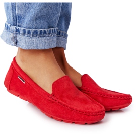 PH1 Mocasines de ante rojo San Marino de mujer