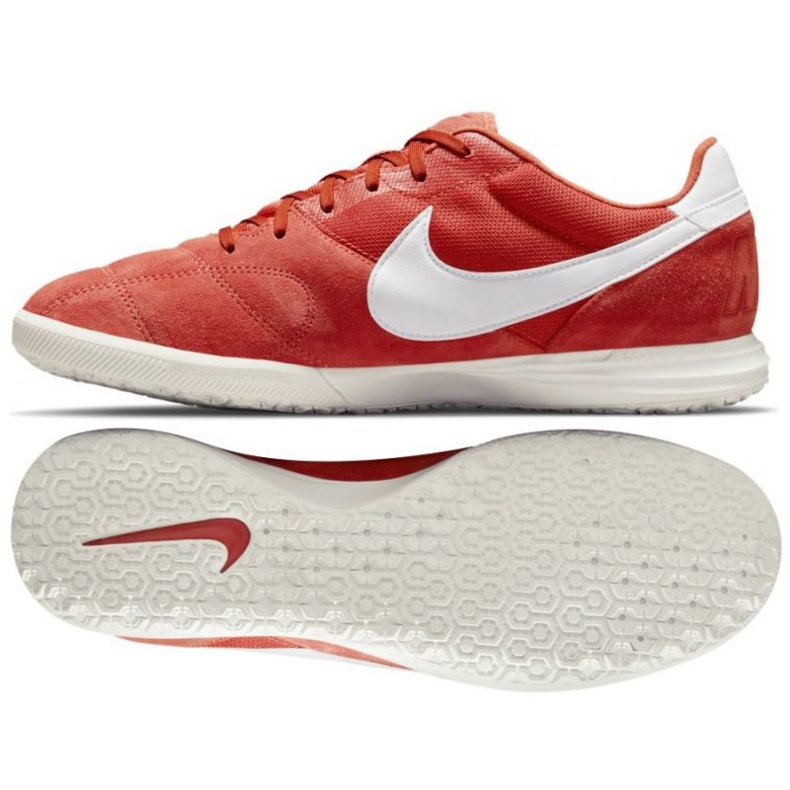 Zapatillas de fútbol Nike Premier 2 Sala Ic M AV3153 800 rojo