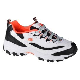 Skechers D'Lites Big Fan W 88888422-WBO blanco negro naranja