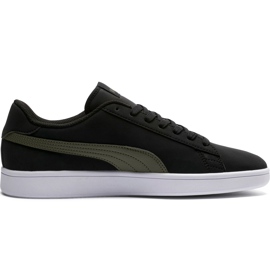 Zapatillas de hombres Puma Smash v2 Buck negras 365160 05 negro caqui