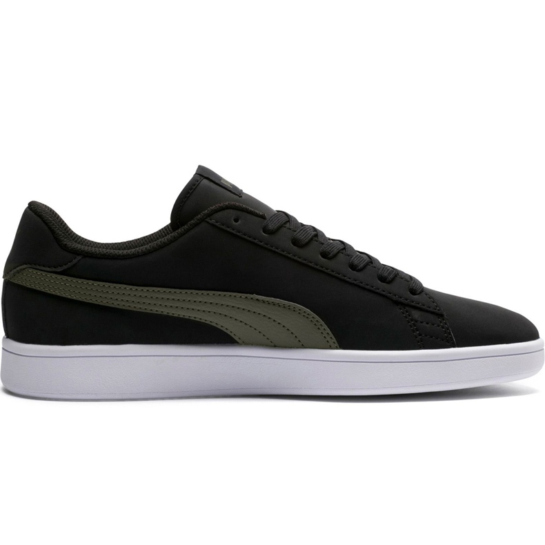 Zapatillas de hombres Puma Smash v2 Buck negras 365160 05 negro caqui