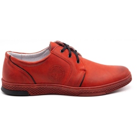 Joker Zapato casual piel hombre 322/2 rojo