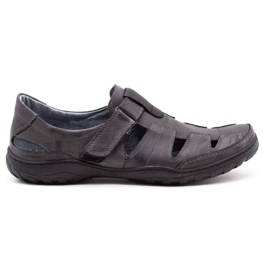 Polbut Zapatos de verano calados 260 gris para hombre
