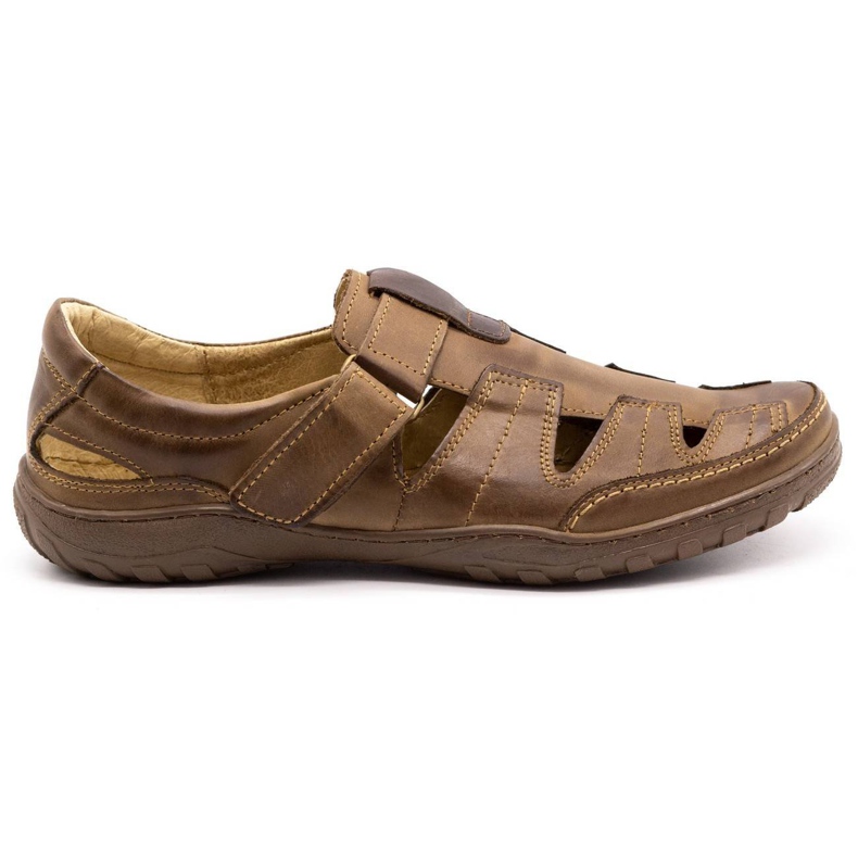 Polbut 260 zapatos de hombre calados para verano, marrón