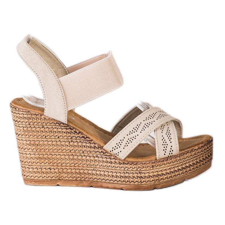 Sea Elves Sandalias ligeras sin cordones beige