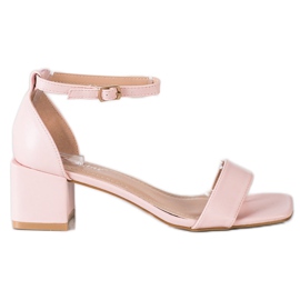 Seastar Sandalias Con Cadena Decorativa rosado