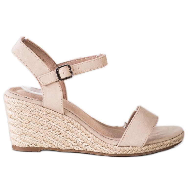 Sandalias Clásicas Con Cuña VINCEZA beige