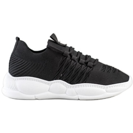 SHELOVET Zapatillas clásicas de textil negro