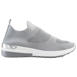 SHELOVET Zapatillas sin cordones gris SHELOVET Zapatillas sin cordones gris