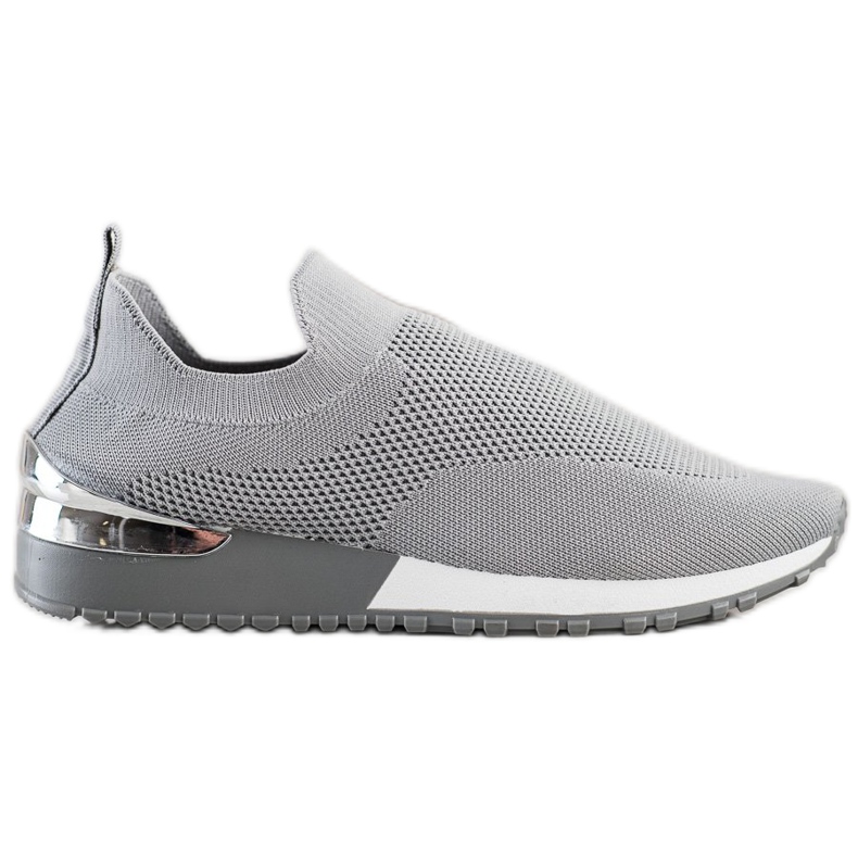 Renda Zapatillas grises caladas