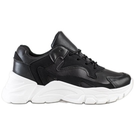 SHELOVET Zapatillas Casual Negras negro