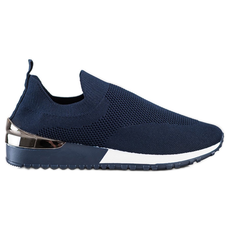 Renda Deportivas caladas azul marino