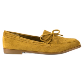 Coura Mocasines clásicos amarillo