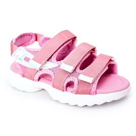 Sandalias deportivas para niños con Velcro Pink Flyn rosa