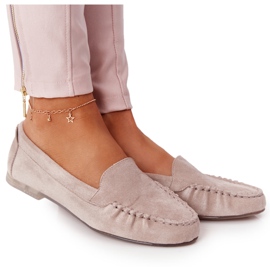 Mocasines Ante Sergio Leone MK722 Beige Mocasines Ante Sergio Leone MK722 Beige