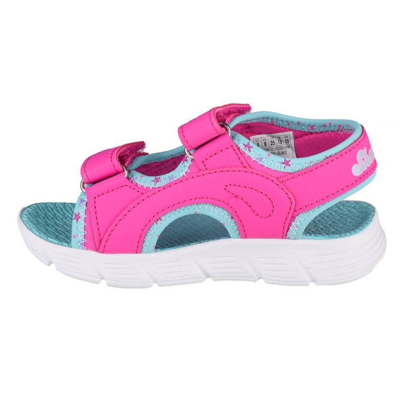 Skechers C-Flex Sandal-Star Zoom Jr 86980N-HPMT azul rosado Skechers C-Flex Sandal-Star Zoom Jr 86980N-HPMT azul rosado