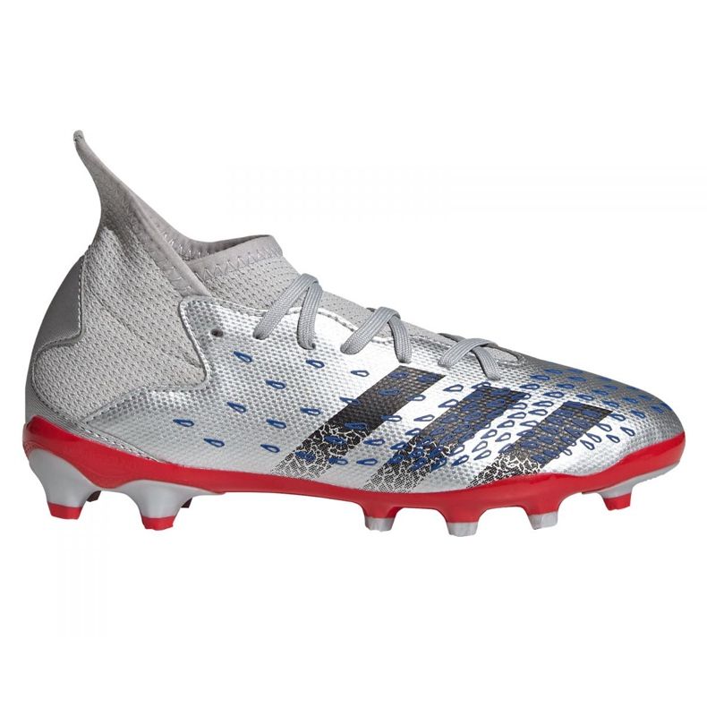 Botas de fútbol adidas Predator Freak.3 Mg Jr FY7625 gris plata